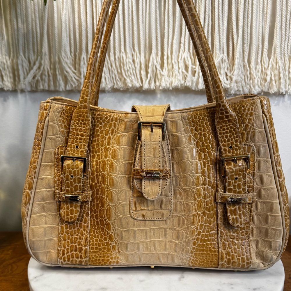 Stuart Weitzman Alligator Shoulder Bag